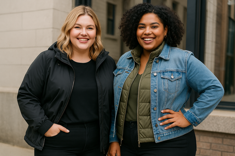 Curvy Jackets & Outerwear