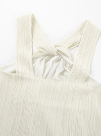 Elegant black halter neck maxi dress from Trendsi, flowing fabric and open back design perfect for summer occasions.