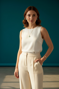 Pendientes de cruz con gloria de perla turquesa