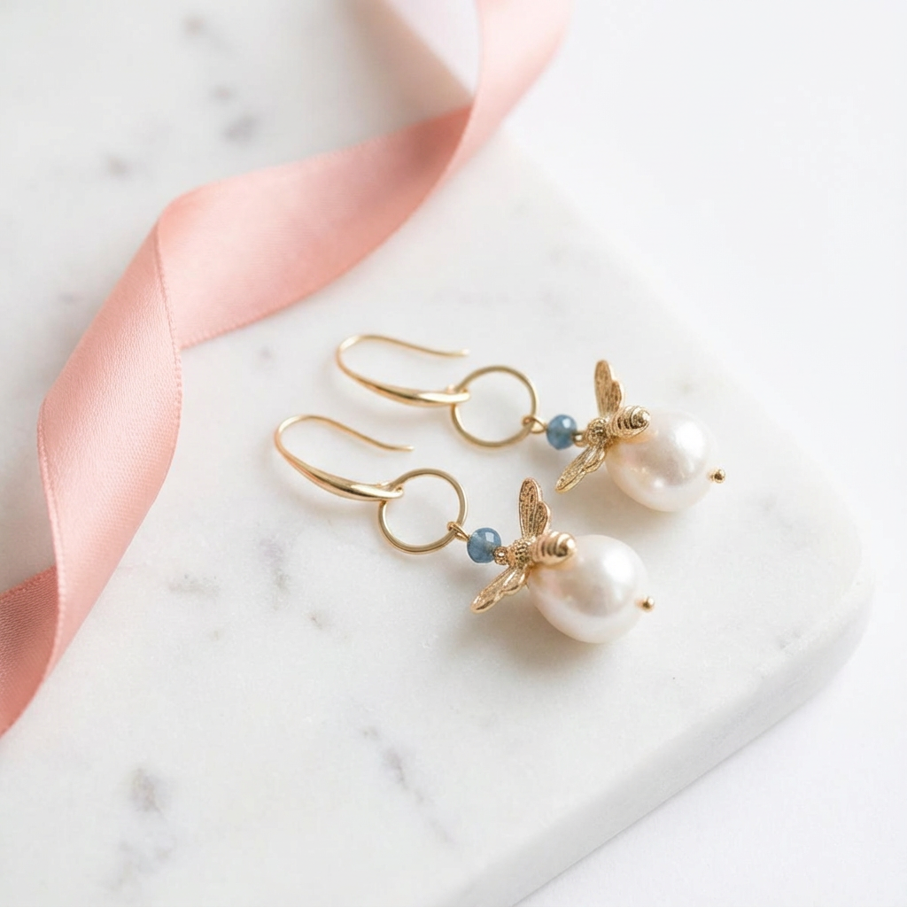 Pendientes Abeja Reina