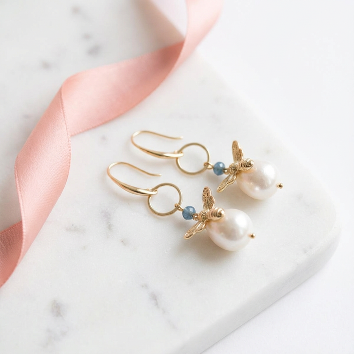 Pendientes Abeja Reina