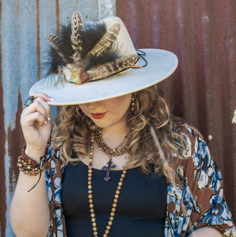 Pendientes de aro de cobre occidental con cuentas de jaspe con imagen (200 unidades) 