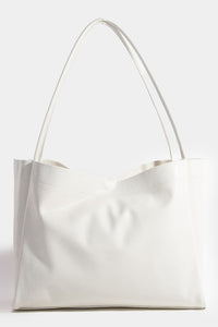 Faux Leather Tote Bag