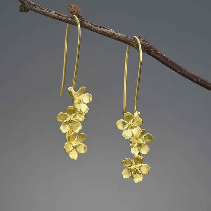 Forget Me Not Drop Earrings