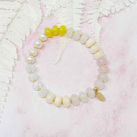 Semi-Precious Bauble Stretch Bracelet