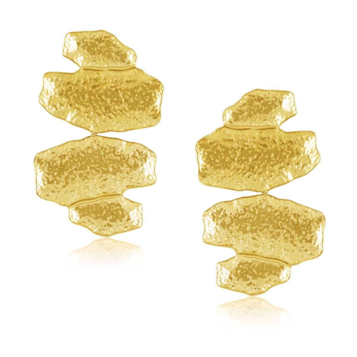 Maxine Hammered Statement Earring