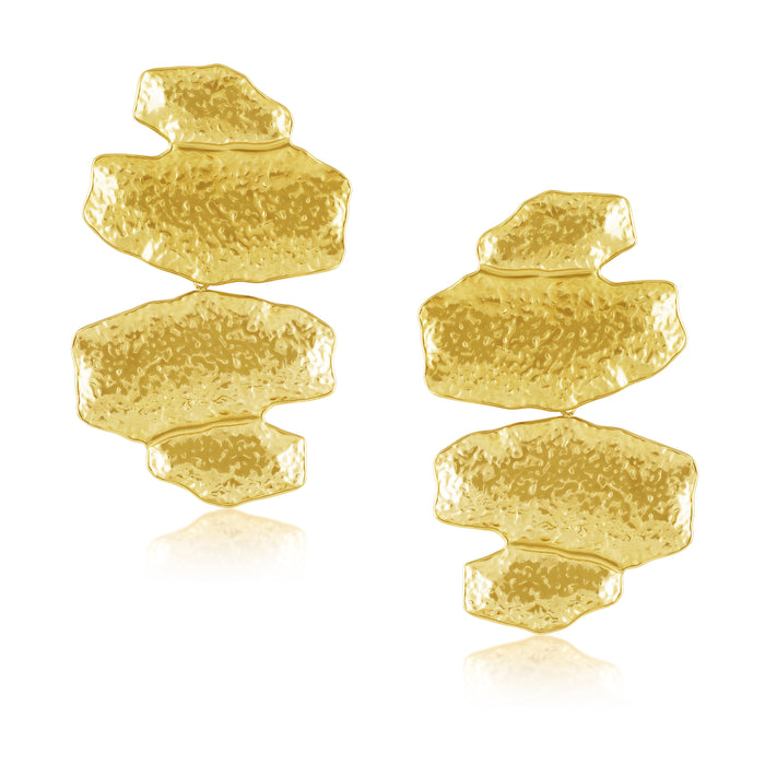 Maxine Hammered Statement Earring