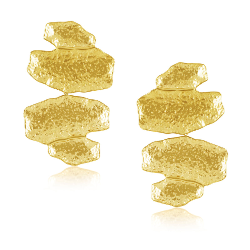 Maxine Hammered Statement Earring