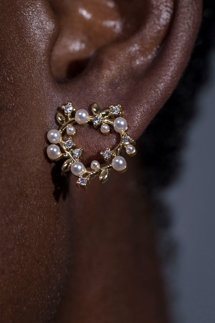 Pearl Wreath Earrings