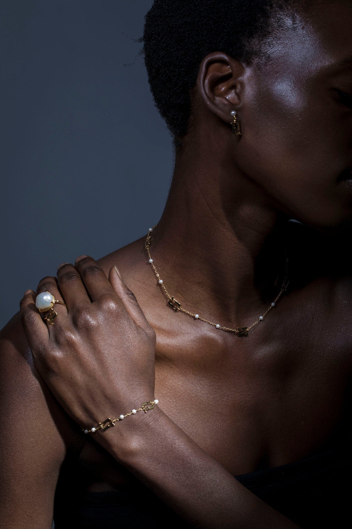 Beginning Pearl Logo Bracelet