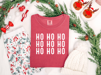 Ho Ho Ho Stacked Graphic Tee or Sweatshirt