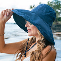 Aili's Corner drawstring cargo hat with adjustable drawstring and multiple cargo pockets, casual accessories for outdoor wear.