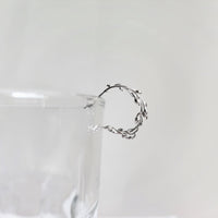 Olive Leaf Dangle Earrings | 925 Silver Plant Leaf Circle Earrings | Gift for Her