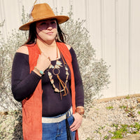 Aqua Terra Beaded Bracelet with Center Accent 809n