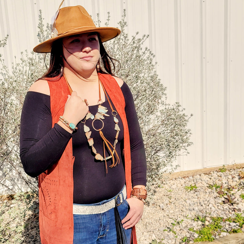 Aqua Terra Beaded Bracelet with Center Accent 809n