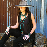 Genuine Labradorite Ring set in Antique Copper 012x