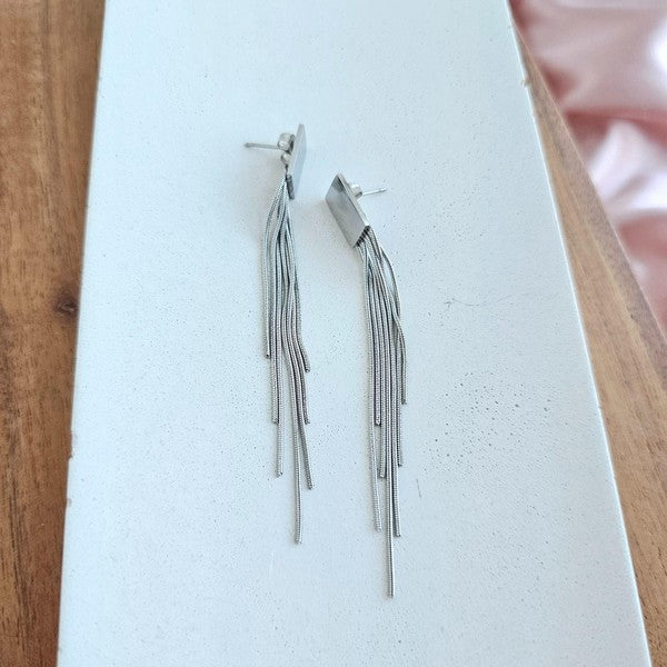 Luxe Silver Tatiana Earrings