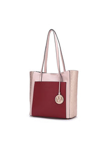 MKF Collection Leah Color-Block Tote Bag by Mia K