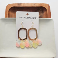 Ophelia Earrings - Iridescent Neon