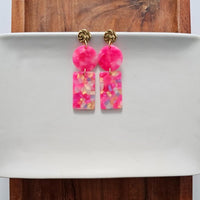 Nora Earrings - Tropical Pink