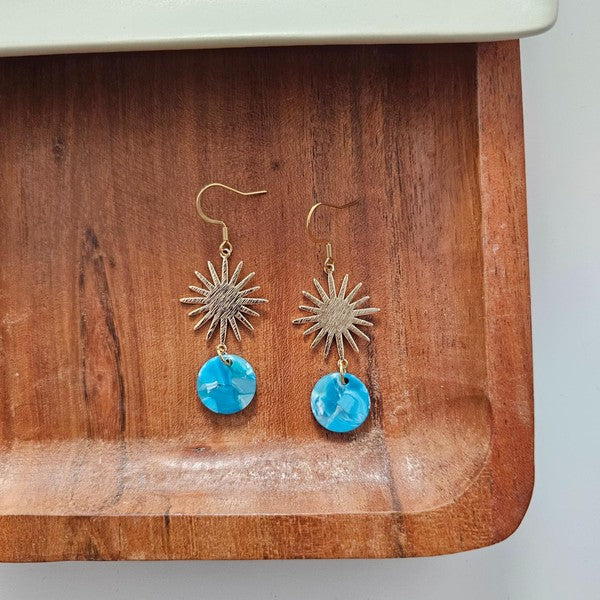 Solana Earrings - Blue