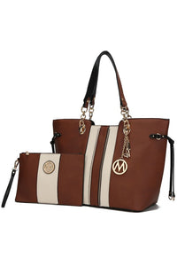 MKF Holland Tote Bag with Wristlet by Mia k