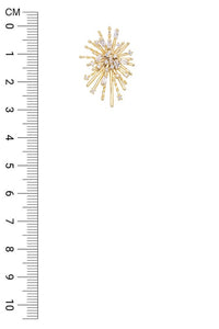 Cubic Zirconia Firework Iconic Stud Earrings