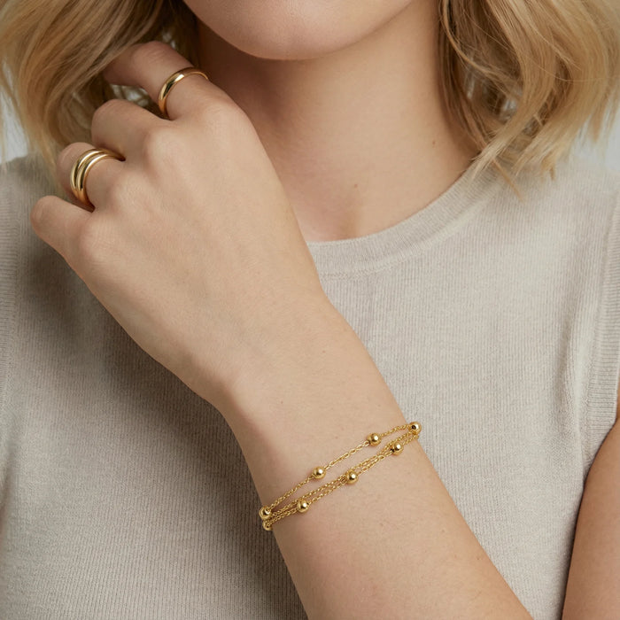 Golden Orbit Bracelet - The GlamBox Jewels Boutique