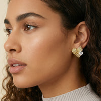 Golden Wings Studs - The GlamBox Jewels Boutique