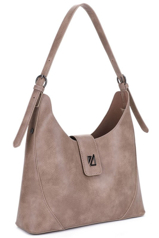 IZA CO Flap Shoulder Bag