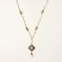 Celestial Pearl Drop Necklace