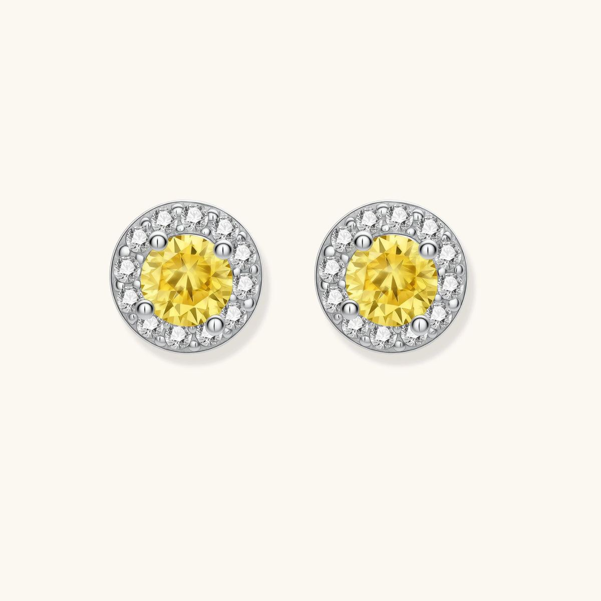 Sunburst Halo Stud Earrings by The Glambox Jewels Boutique, featuring gold-tone metal with radiant sunburst and halo design.