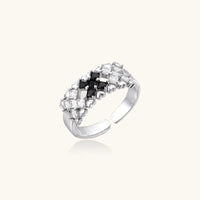 Elegant Pixel Dream Ring by The Glambox Jewels Boutique featuring a sleek, modern design with intricate pixel-inspired detailing.