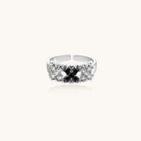 Elegant Pixel Dream Ring from The Glambox Jewels Boutique featuring a sleek, modern design with intricate detailing.