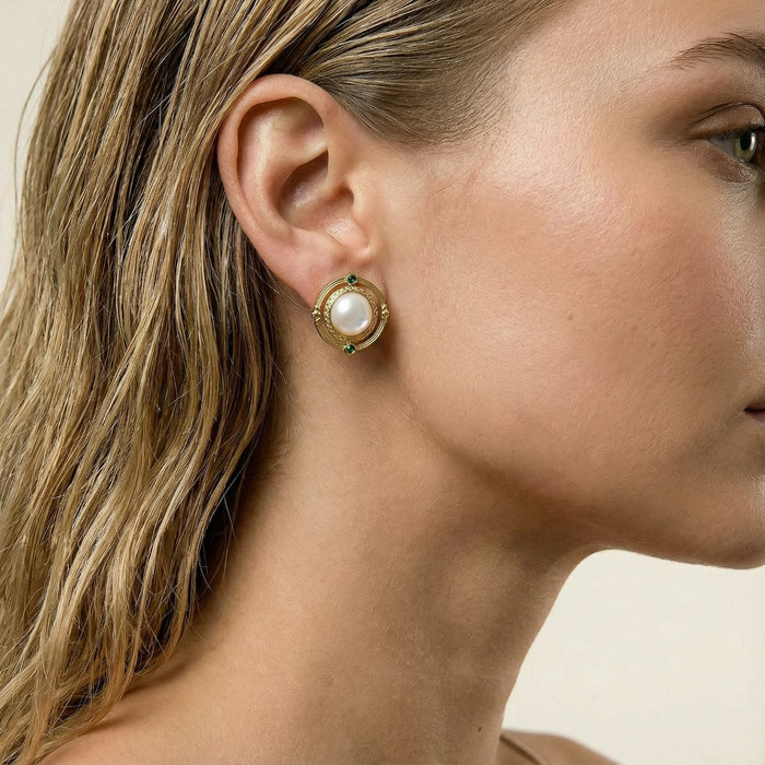 Compass Rose Studs - The GlamBox Jewels Boutique