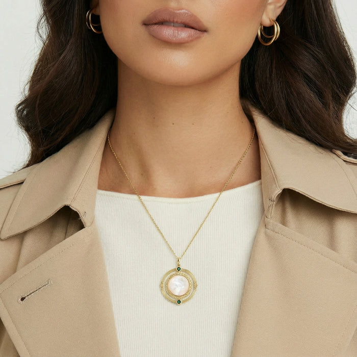 Cosmic Pearl Pendant - The GlamBox Jewels Boutique