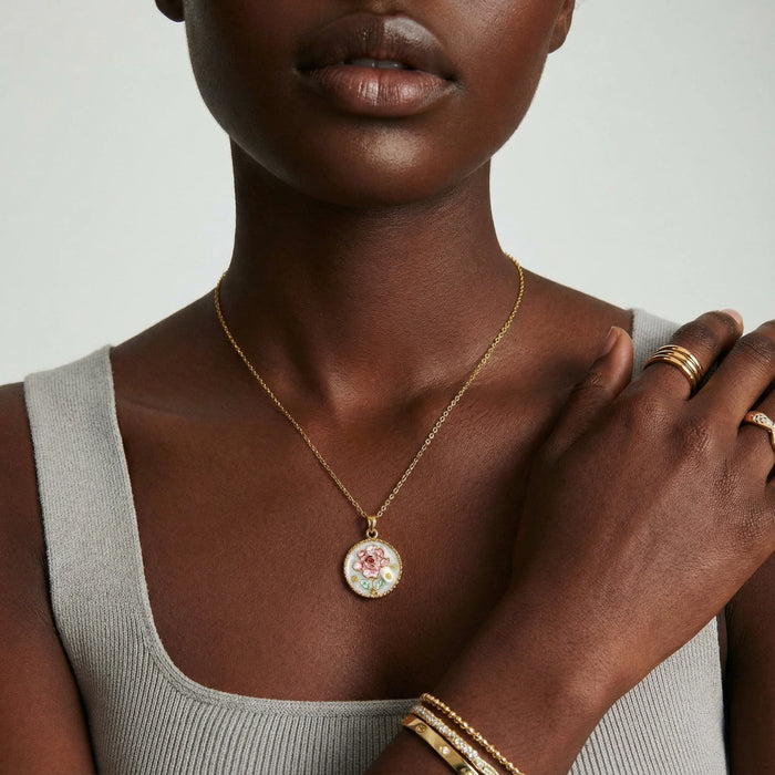 Rose Garden Dreams Necklace - The GlamBox Jewels Boutique