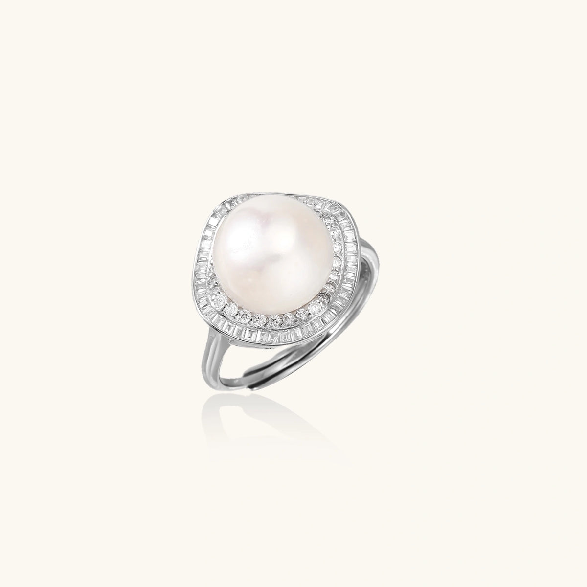 Pearl Halo Dreams Ring - The GlamBox Jewels Boutique