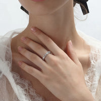 Geometric Luxe Ring from The Glambox Jewels Boutique featuring a modern, sleek gold design with angular shapes and polished finish.