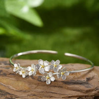 Forget me not Cluster Bangle