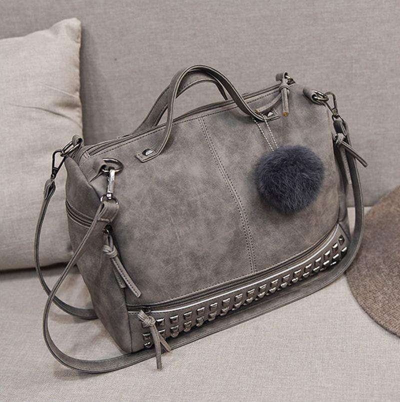 Rustic Charm Leather Shoulder Bag