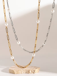 Pearl Chain Necklace