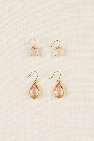 Stone earring set