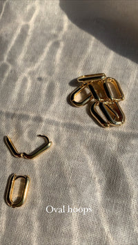 Juego de aros ovalados