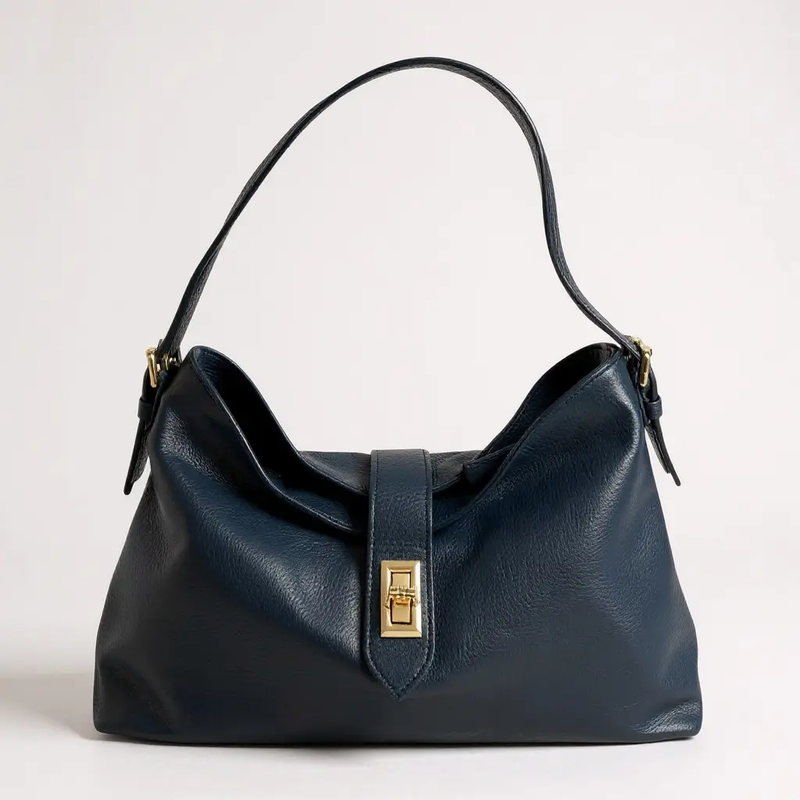 THE CLARA LEATHER SLOUCH BAG
