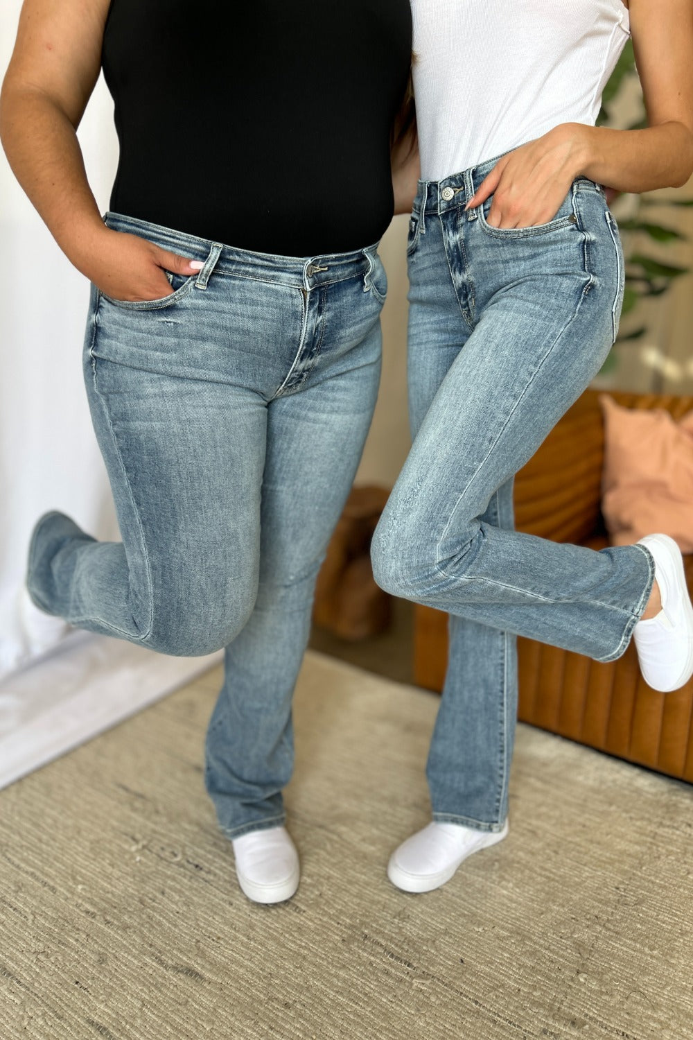 Judy Blue Medium Rise Bootcut Jeans