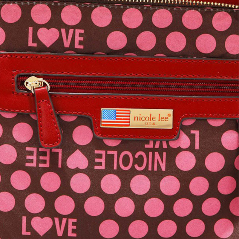 Nicole Lee USA Scallop Stitched Handbag