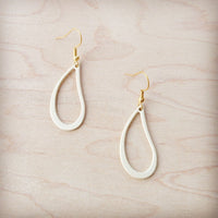 **Matte Gold Teardrop Earrings 200f