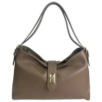 THE CLARA LEATHER SLOUCH BAG