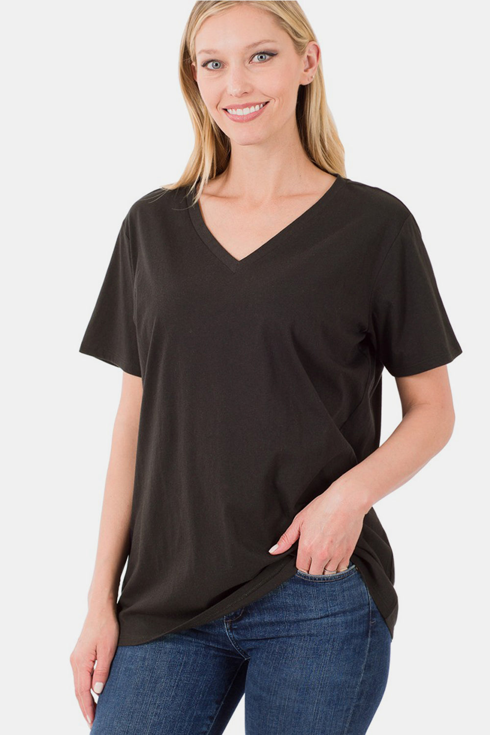 Zenana V-Neck T-Shirt